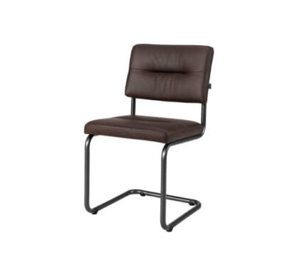 Caspian matstol läder espresso