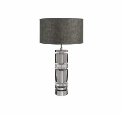Armando plexi bordslampa svart nickel
