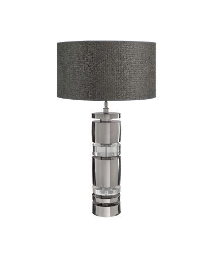 Armando plexi bordslampa svart nickel