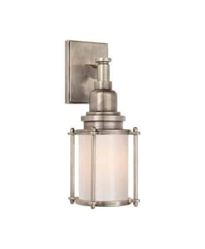 Stanway vägglampa antik nickel
