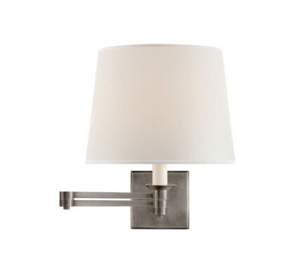 Evans vägglampa justerbar antik nickel