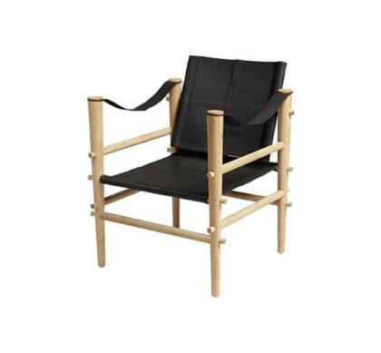 Noble karmstol svart