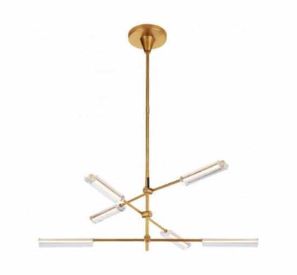 Daley 6L takkrona mässing M