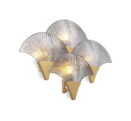 Vitae vägglampa mässing