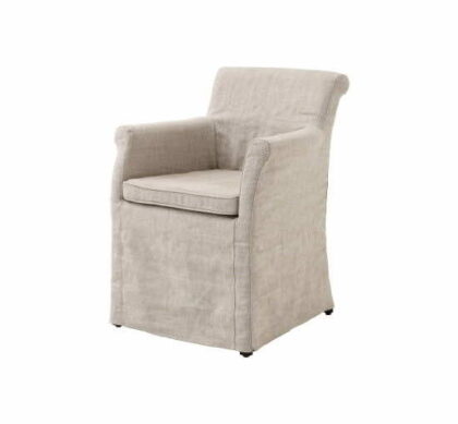 Tampa matstol off-white linen