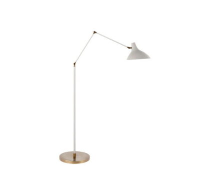 Charlton golvlampa vit