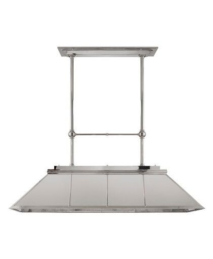 Rivington Billiard takkrona nickel/Ribbed Mirror