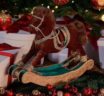 Rusky gunghäst juldekoration