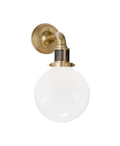 McCarren vägglampa mässing
