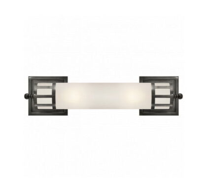 Openwork vägglampa brons