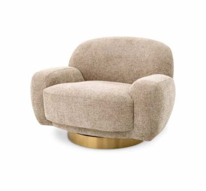 Udine snurrfåtölj lyssa sand