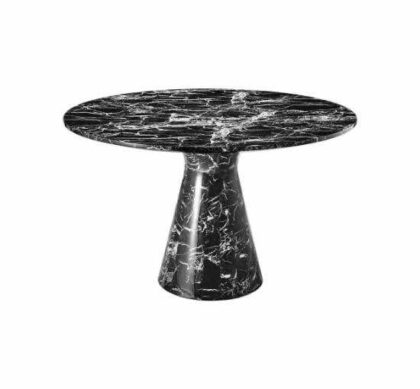 Matbord Turner black faux marble