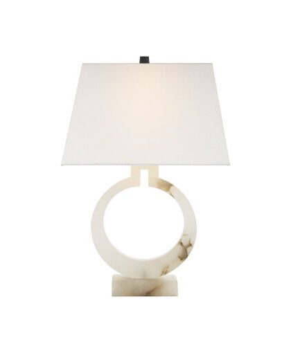 Ring Form bordslampa alabaster L