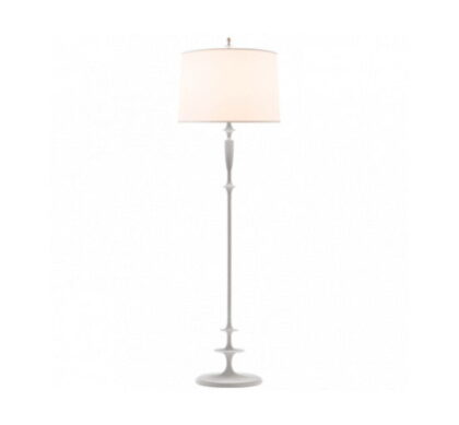 Lotus golvlampa vit/silke