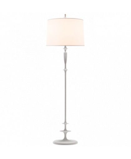 Lotus golvlampa vit/silke