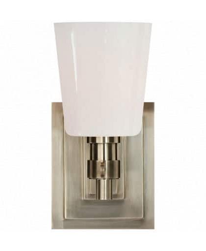 Bryant vägglampa antik nickel