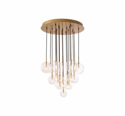 Aulani takkrona antik mässing