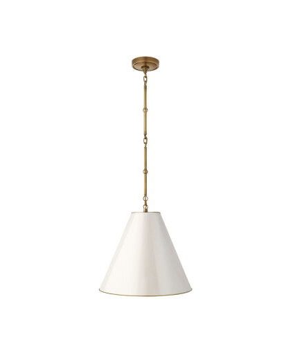 Goodman taklampa mässing/antikvit S