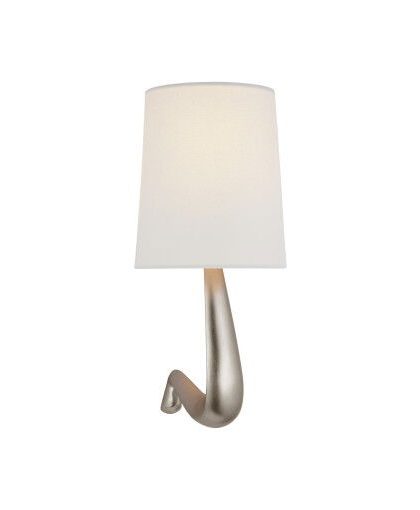 Gaya vägglampa Burnished Silver Leaf