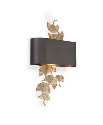 Regina vägglampa guld