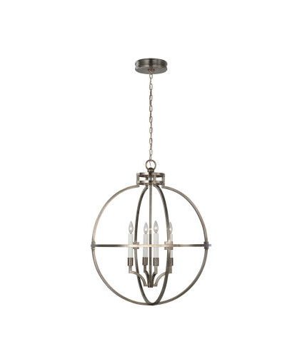 Lexie 30 Globe taklampa antik nickel