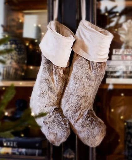 Whistler julstrumpa mink