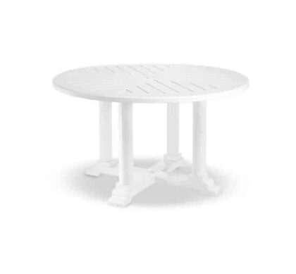 Bell Rive matbord runt vit