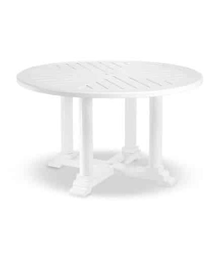 Bell Rive matbord runt vit