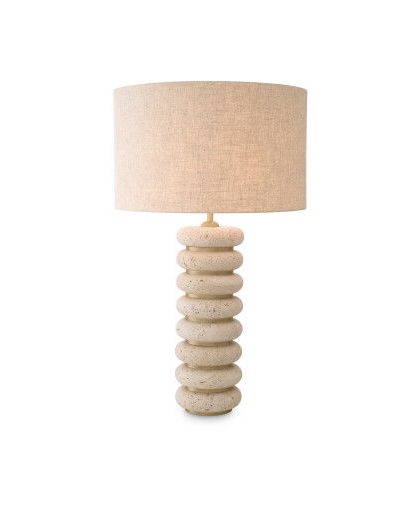 Baron bordslampa antik mässing
