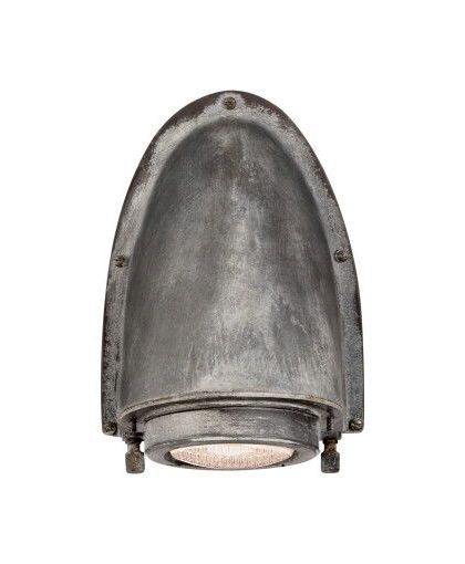 Grant vägglampa Weathered Zinc