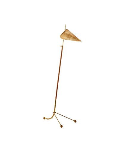 Moresby golvlampa antik mässing