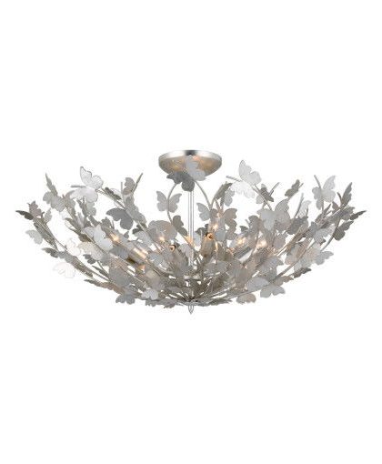 Farfalle plafond Burnished Silver Leaf