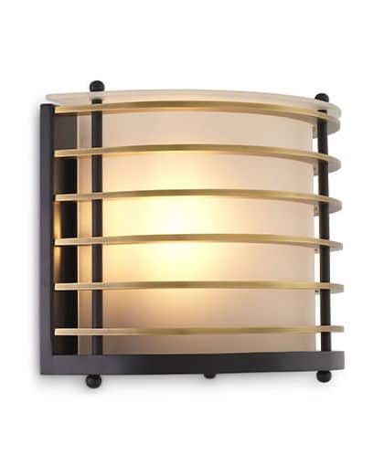 Logan vägglampa svart