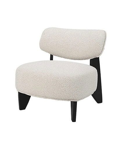 Cadiz fåtölj bouclé cream