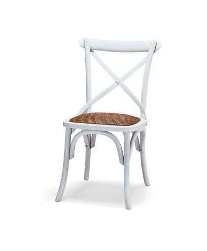Newport Cross matstol vit