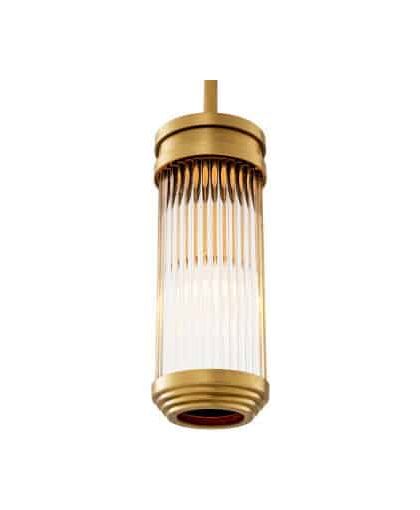 Rousseau taklampa antique brass