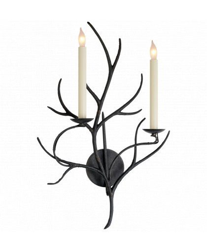Branch vägglampa svart