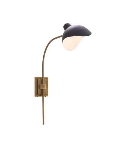 Pelham vägglampa svart