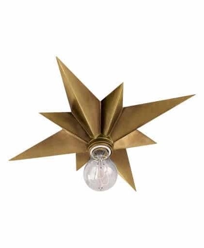 Star plafond antik mässing