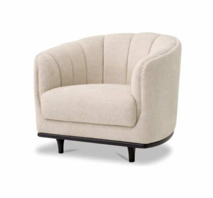 Agostino fåtölj nuoro beige