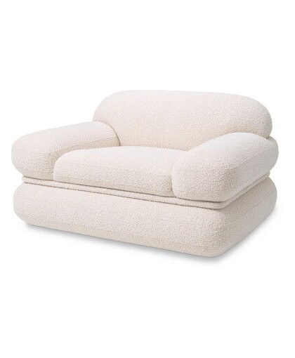Ménard fåtölj bouclé cream