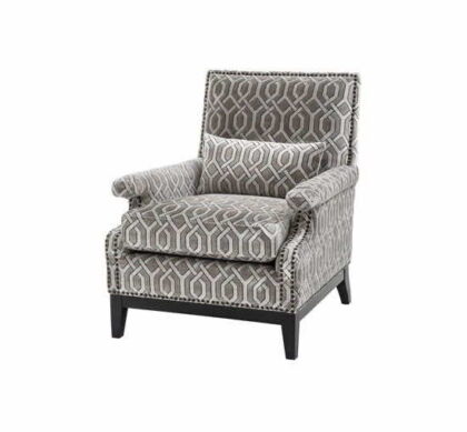 Fåtölj Goldoni Trellis grey velvet