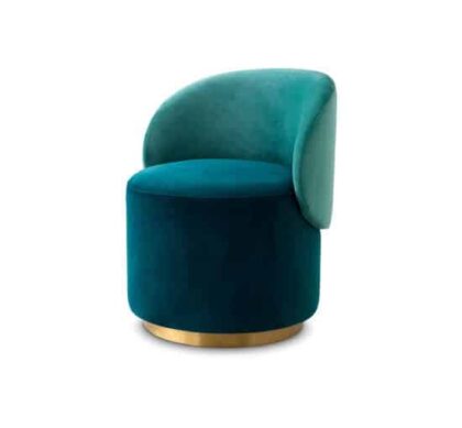 Greer matstol savona sea green velvet