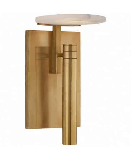 Melange Floating Disc vägglampa mässing
