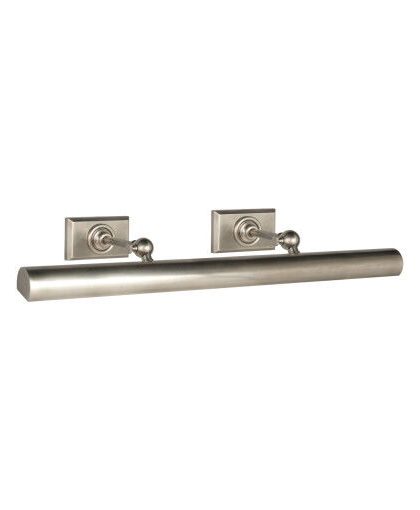 24 Cabinet Maker's tavelbelysning antik nickel