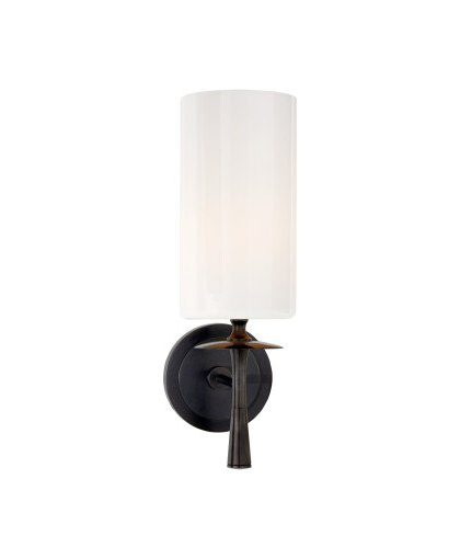 Drunmore vägglampa brons/vit