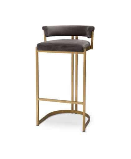 Dante barstol savona grey velvet