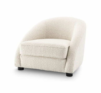 Cruz fåtölj bouclé cream