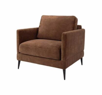 Andorra fåtölj velvet hazel