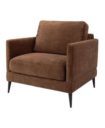 Andorra fåtölj velvet hazel